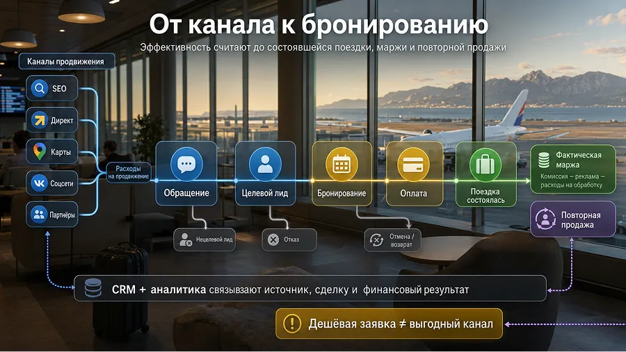 Как оценивать эффективность продвижения турагентства